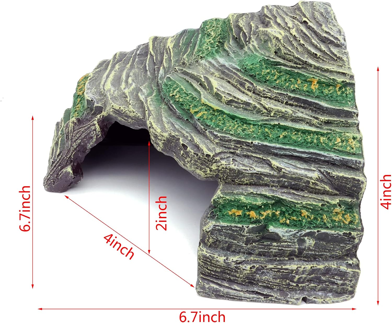 JIHAQUA Medium Terrarium Reptile Hide and Cave - GlobalHabitat Supply