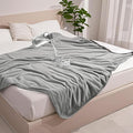 gogobunny Waterproof Bed Blanket, Reversible Sherpa Fleece Throw Blanket by gogobunny
