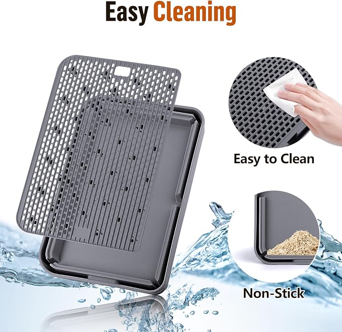 Large Cat Litter Box Step Mat, 16.5"x11.2" Cat Ramp Stairs, Cat Litter Catcher - Image 5