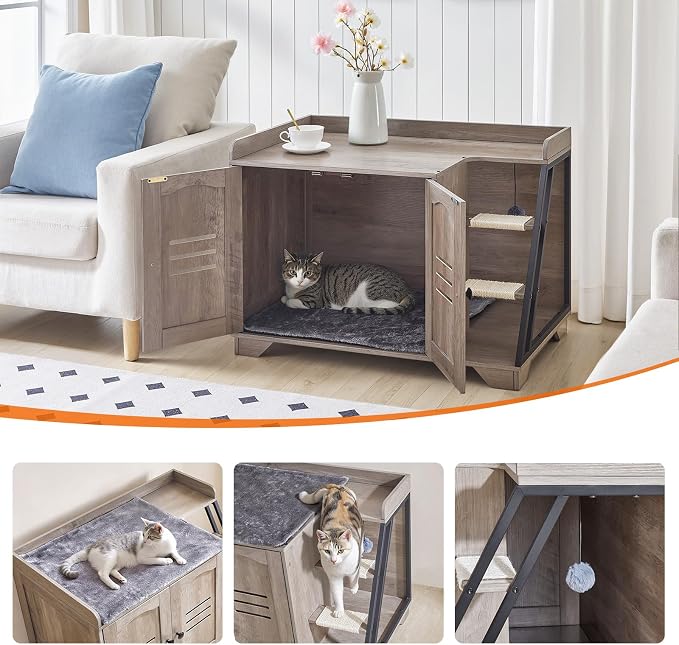 HOOBRO Cat Litter Box Enclosure - Image 7