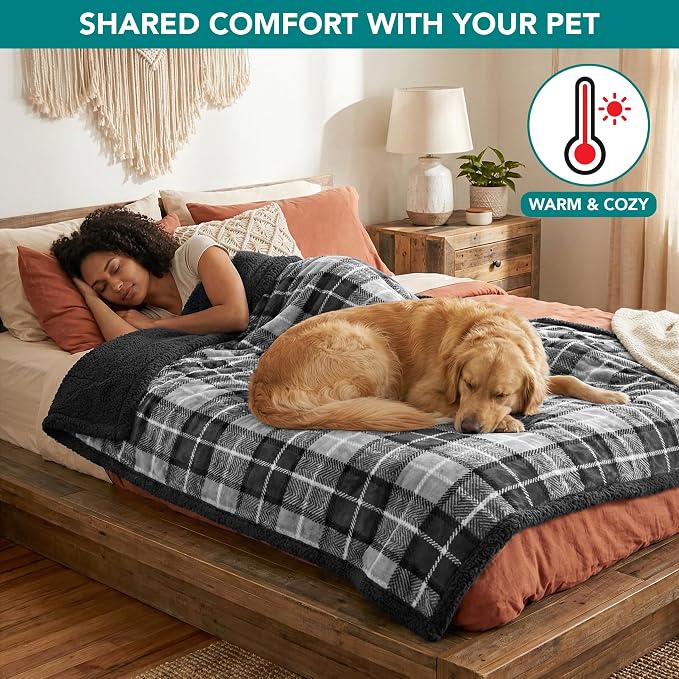 PetAmi Waterproof Dog Blanket for Bed, XL Dog Pet Blanket Couch Cover Protection - Image 4