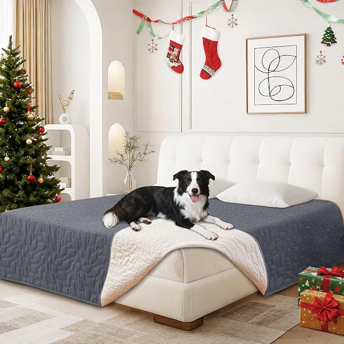 Waterproof Dog Bed Cover Pet Blanket, Soft Couch Cover by CYCMACOHOME
