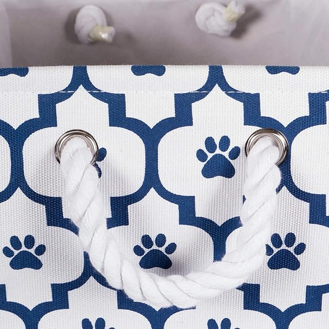 Bone Dry Pet Storage Collection Lattice Paw Print, Small Rectangle - Image 2