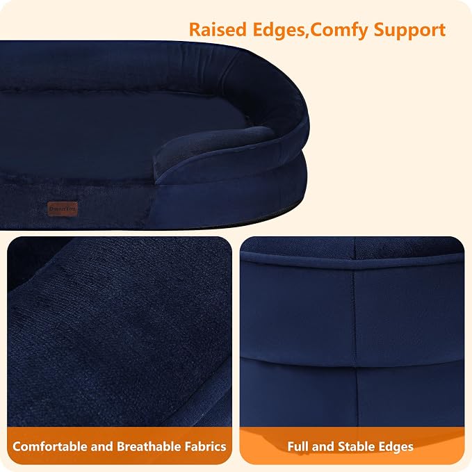 Dwanton Orthopedic Dog Bed for Large Dogs - Image 5