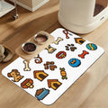 Dog Fun Pet Feeding Mat–Christmas Stocking Quick Dry Absorbent Dog Cat Food Mat by LUTASER
