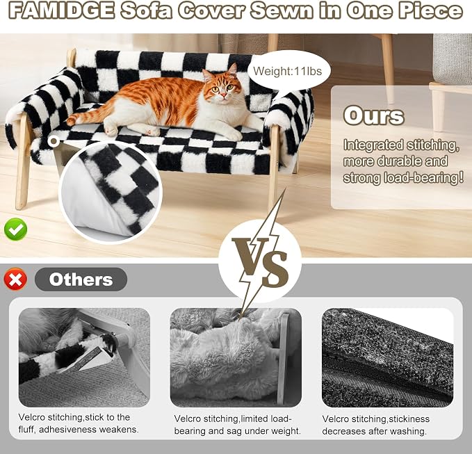 Elevated Cat Couch Bed for Indoor Cats - Image 4