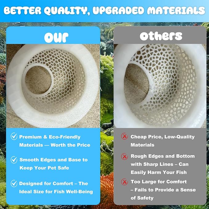 Floating Betta Hide & Shrimp Cave – 3D Printed Aquarium Hammock - Image 9