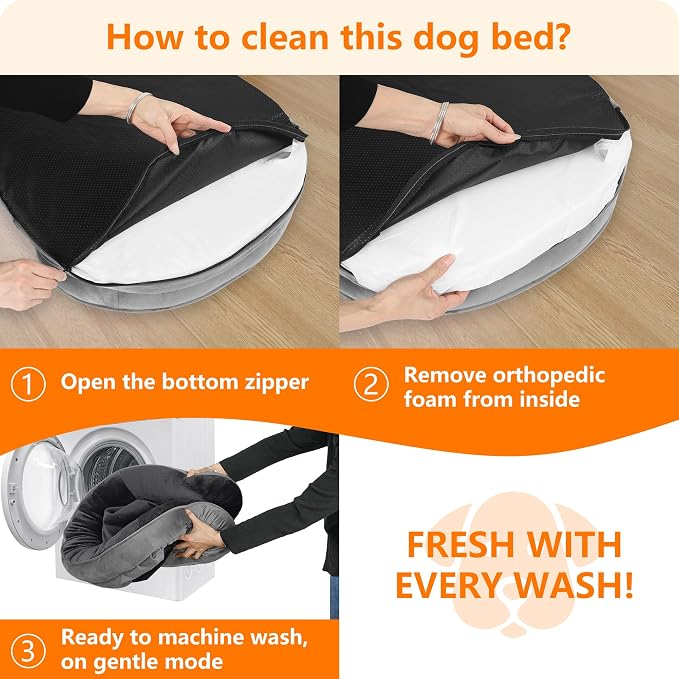 Dwanton Orthopedic Dog Bed for Extra Extra Large Dogs - Image 7
