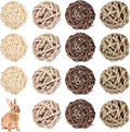 Skylety 15 Pieces Small Animal Chew Balls Rabbits Bunny Treat Chew Toys Guinea by Skylety
