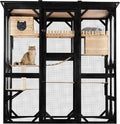 71.1" L Large Cat Catio Outdoor Cat Enclosure Window Acess, Walk-in Cat Cage by FunXplore