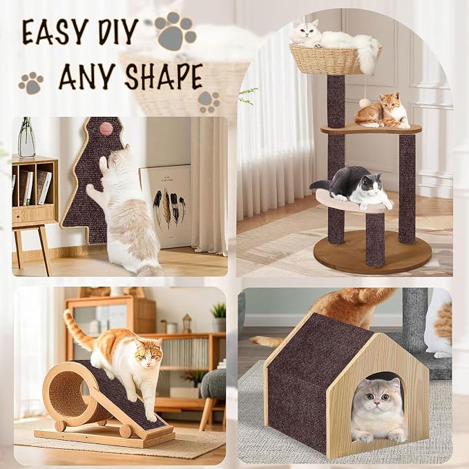 78.7"X15.8" Self-Adhesive Cat Scratching Mat - Image 3
