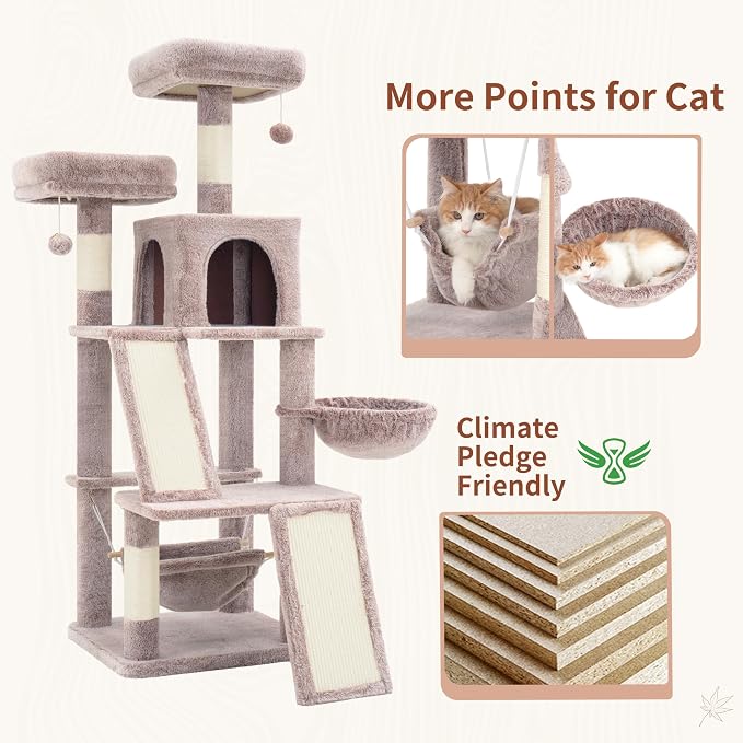 Multi-Level Cat Tree for Indoor Cats, Cat Tower - Image 5