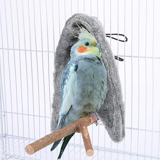 Comfort Corner Fleece Bird Blanket Parrot Cage Snuggle Hut Warm Bird Nest House by Filhome