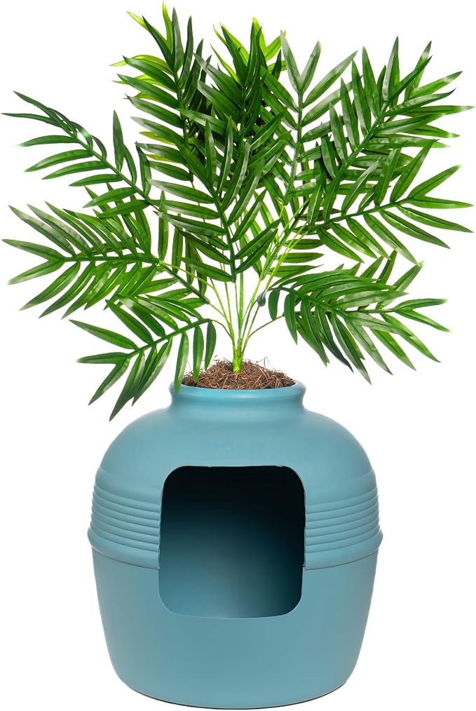 Good Pet Stuff Hidden Litter Box Planter, Decorative Cat Litter Enclosure - Image 3