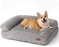 FUKUMARU Cute Dog Bed, Waterproof Corduroy Dogs Couch, 36in Orthopedic Pet Sofa by FUKUMARU