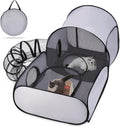 Dog Playpen with Surround Tunnel, Outdoor/Indoor Cat Playpen with Breathable by TailTastic
