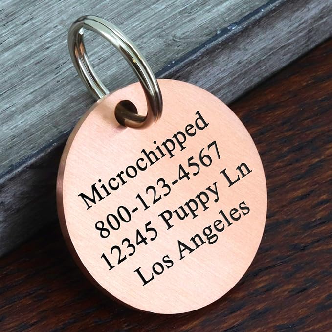 Ultra Joys Dog ID Tag, Custom Pet Tag, Personalized Dog Tags, Pet ID Tag - Image 4