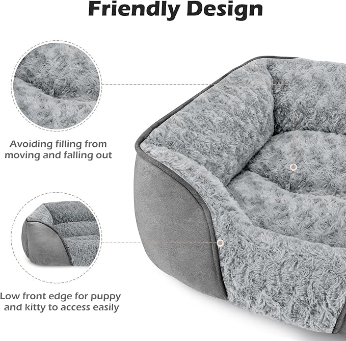 INVENHO XX-Large Dog Bed Rectangle Washable Orthopedic Soft Calming Sleeping - Image 5