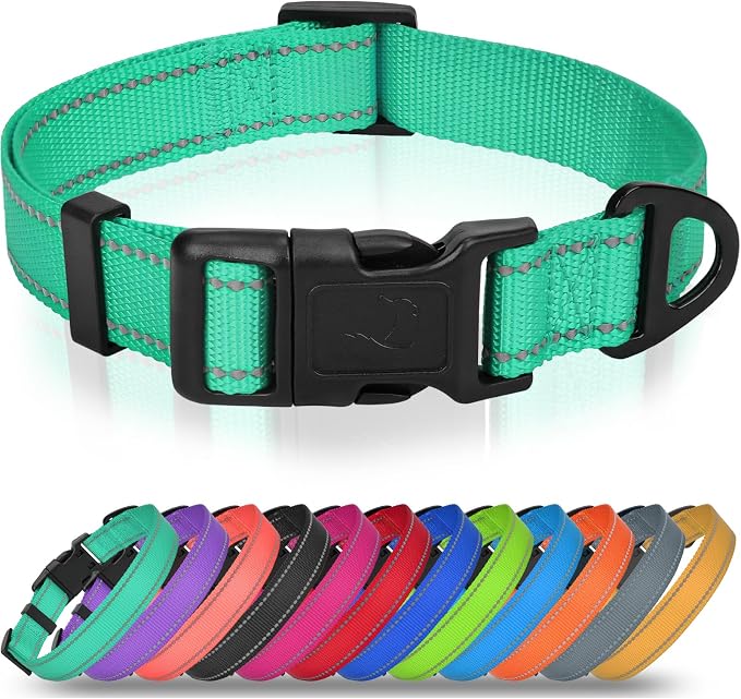Joytale Reflective Dog Collar, Adjustable Nylon Pet Collar by Joytale