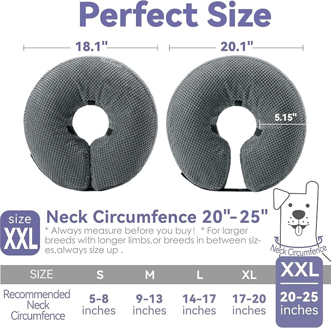Soft Inflatable Dog Cone Collar Alternative After Surgery - Image 5