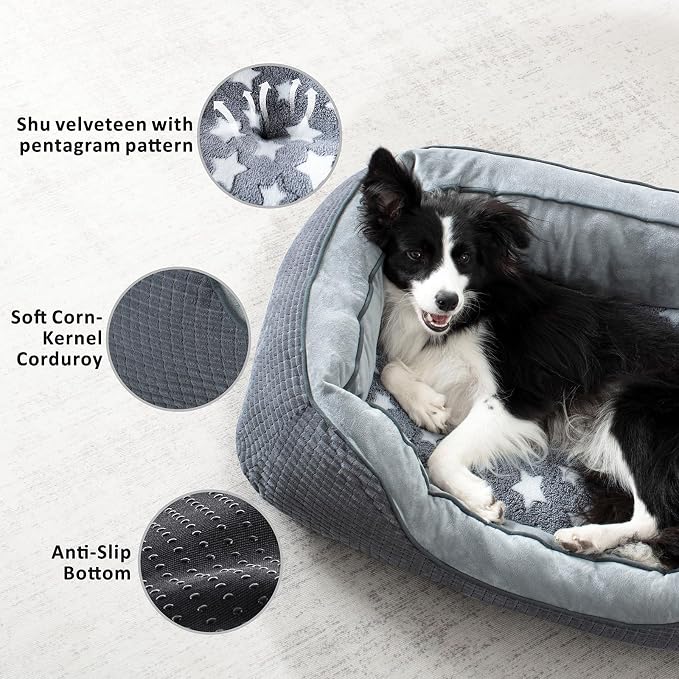 SIWA MARY Dog Beds for Small Medium Large Dogs & Cats. Washable Pet Bed - Image 3