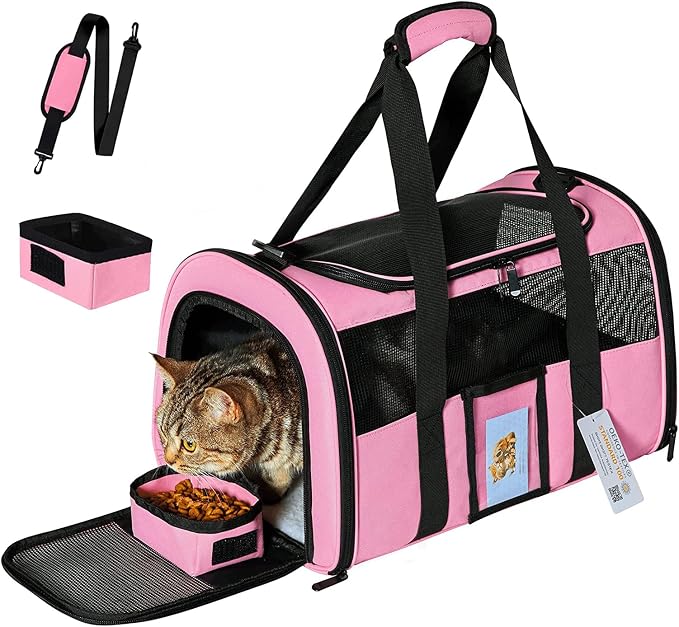20" Large Cat Carrier Soft Sided by SECLATO