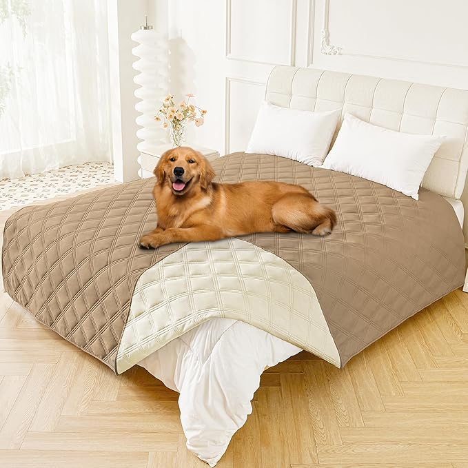 Smiry Waterproof Dog Bed Cover Blanket 82x102, Soft Reversible Pet Blanket by Smiry