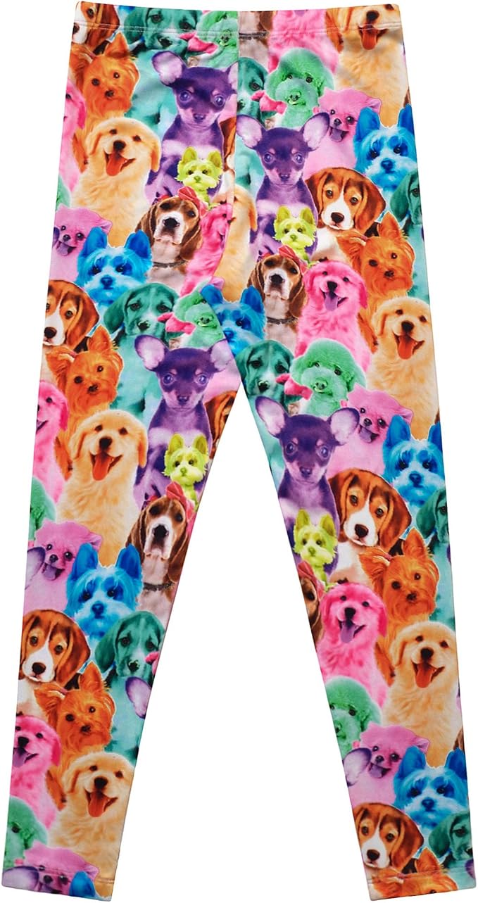 Girl Unicorn Leggings Kid Rainbow Print Legging Tights Trousers Slim Long Pants - Image 2