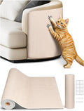 78.7"x15.8" Cat Scratch Mat, Trimmable Self-Adhesive Carpet, DIY Climb Cat by Minyii