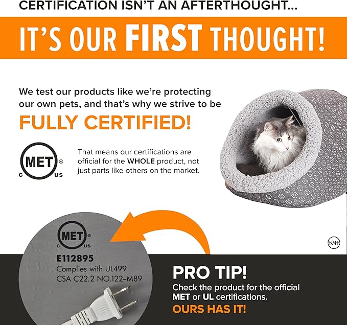 K&H Pet Products Heated Cat Bed - Image 5