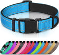 Joytale Reflective Dog Collar, Soft Neoprene Padded, Metal D-Ring, Nylon Pet by Joytale