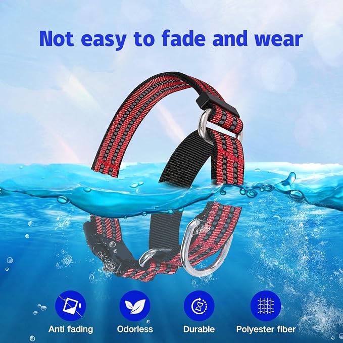 Martingale Dog Collar, Adjustable Nylon Reflective Collar - Image 7