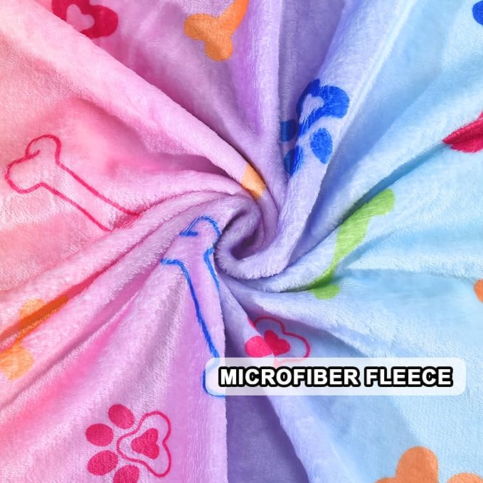 Dog Blanket, Super Soft Fluffy Premium Fleece Pet Puppy Blanket - Image 2