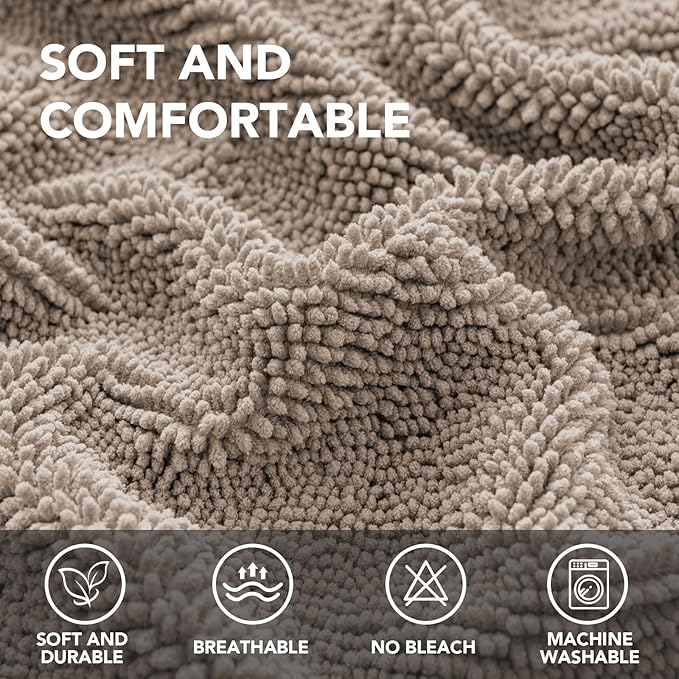 H.VERSAILTEX Non Slip Pet Couch Cover Chenille Dog Bed Protector Thick Soft - Image 2