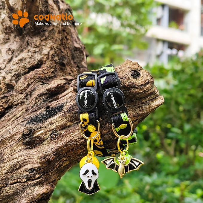 2 Pack Cotton Breakaway cat Collars - Image 2