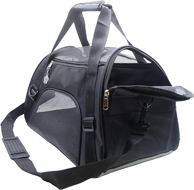 Cat Carrier, Soft-Sided Pet Travel Carrier by ZaneSun