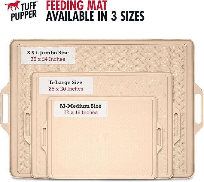 Tuff Pupper 36x24 XXL Dog Feeding Mat - Image 6
