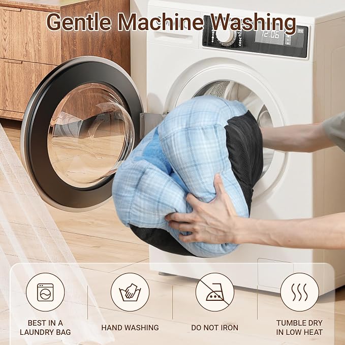 MIHIKK Rectangle Dog Beds for Small Medium Dogs & Cats, Orthopedic Sleeping Pet - Image 5