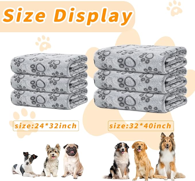 LOKOZ 3 Pack Dog Blankets for Small Dogs, Washable Pet Throw Blanket for Bed - Image 4