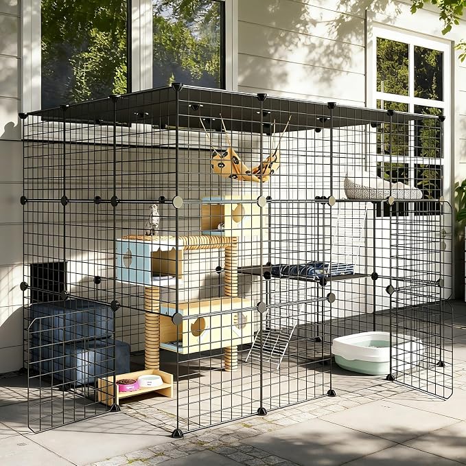 Oneluck 41 Inch Catio Outdoor Cat Enclosure by Oneluck