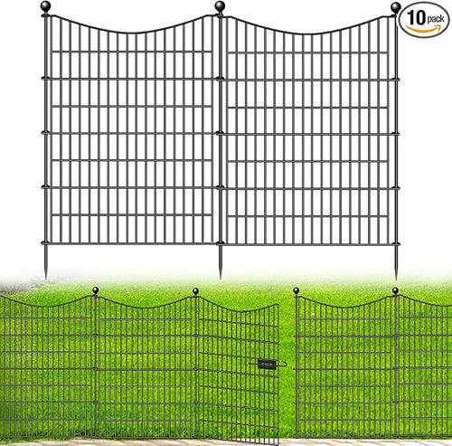 10 Panels Decorative Garden Fence by OutdoorFence