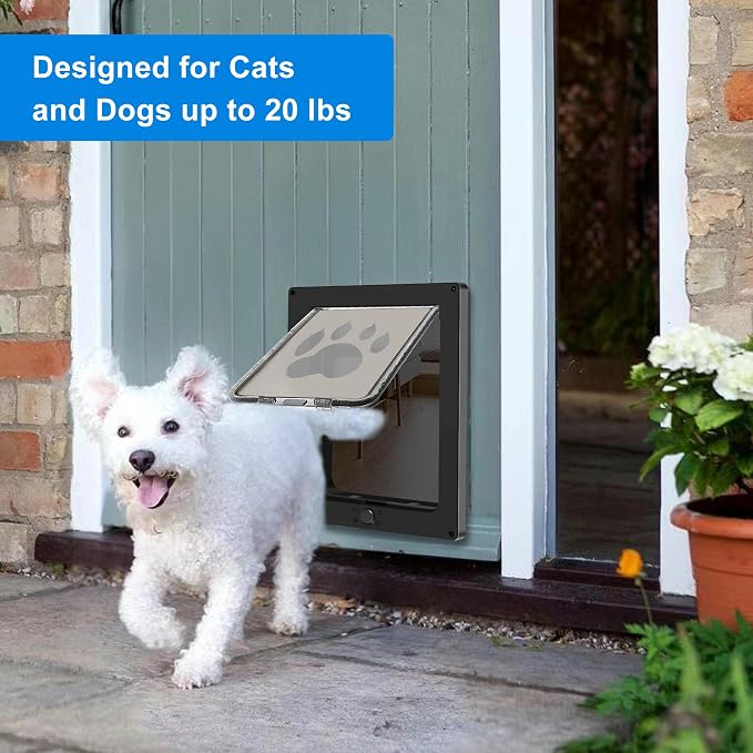 CEESC Dog Door for Pets Up to 20lb, Weatherproof Pet Door for Cats and Dogs - Image 2
