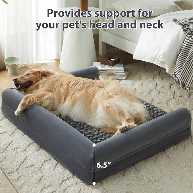 BFPETHOME Dog Beds for Large Dogs, Orthopedic Dog Bed for Medium Large Dogs - Image 3
