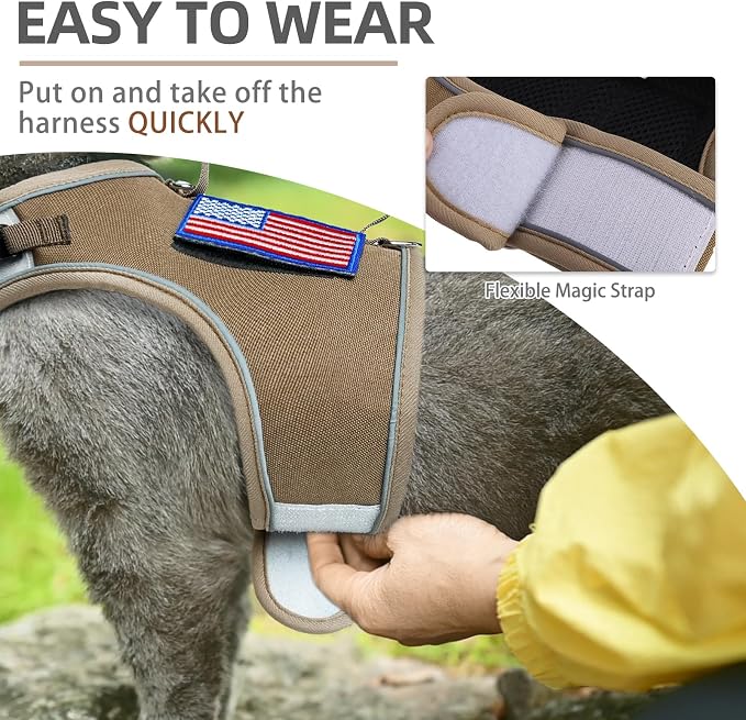 PUPTECK Soft Mesh Cat Vest Harness and Leash Set Puppy Padded Pet Harnesses - Image 5
