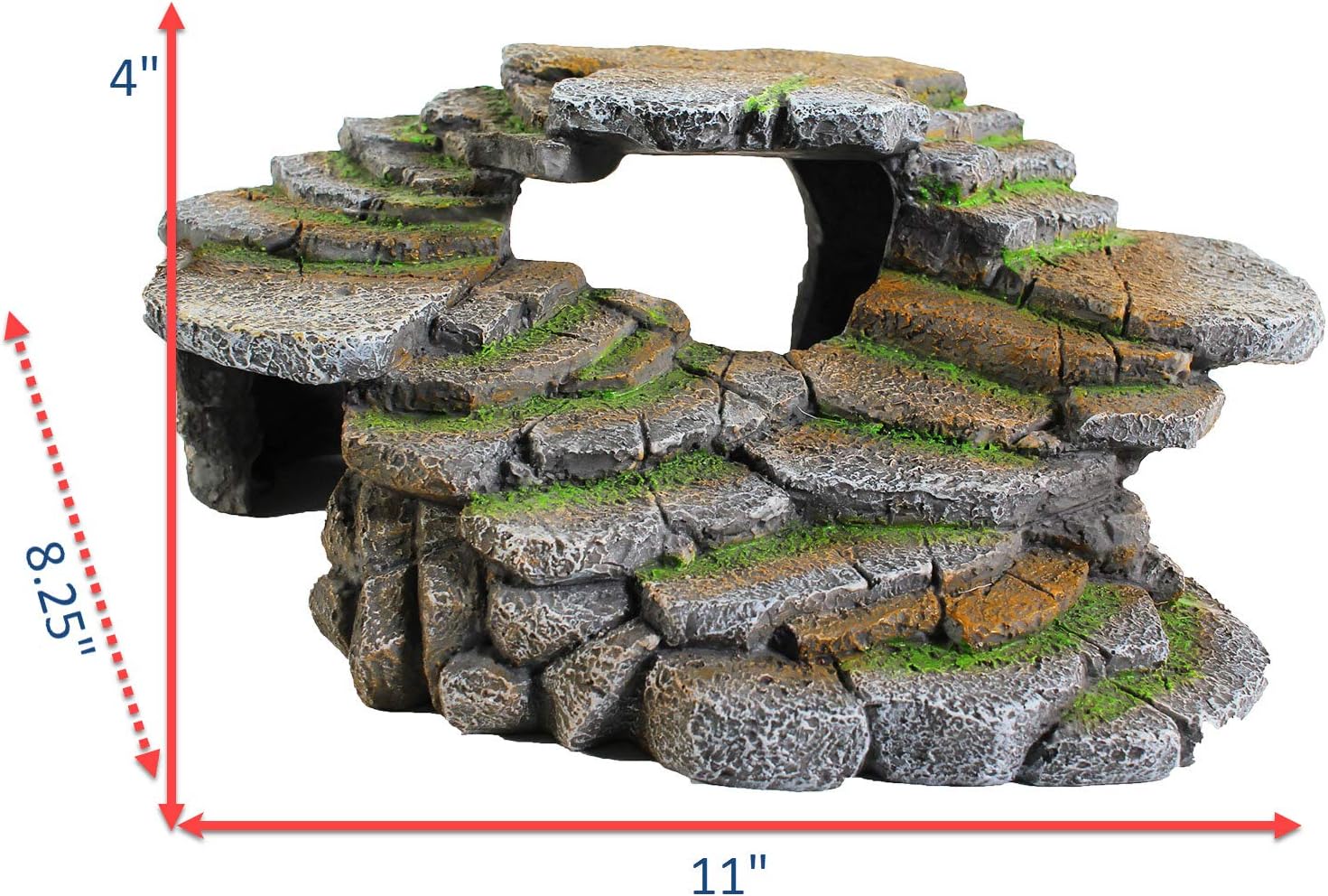 PENN-PLAX REP183 Shale Scape Ledge & Cave Hideout - GlobalHabitat Supply