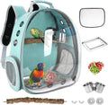 Bird Backpack Carrier with Perch, Portable Wild Bird Travel Cage Bag, Parrot by SSAWcasa