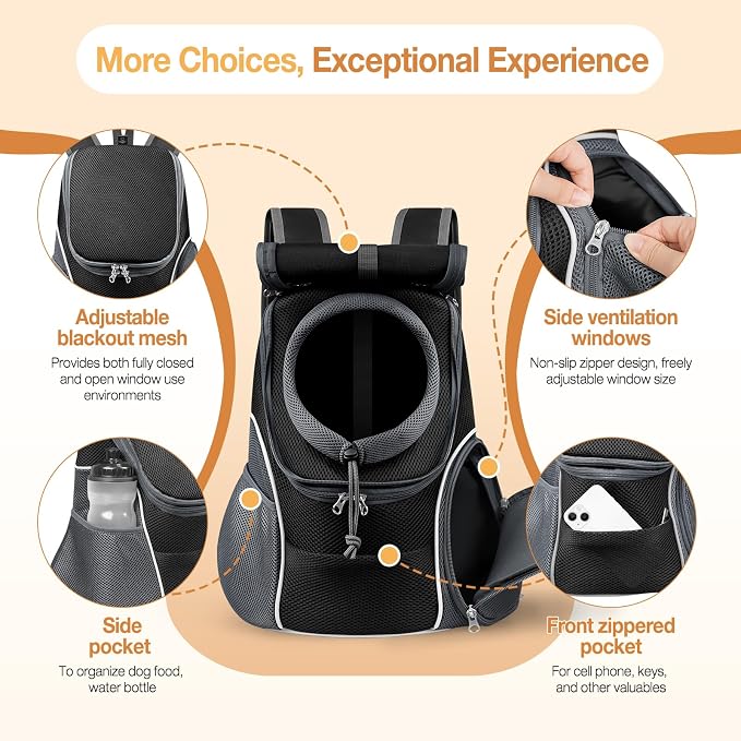 YUDODO Dog Front Carrier Backpack - Image 3