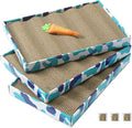PEEKAB Cat Scratcher Cardboard Reversible Scratching Board Kitty Corrugated by PEEKAB