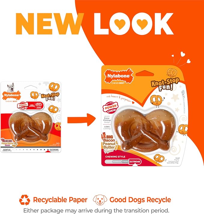 Nylabone Pretzel Power Chew Toy - Image 3
