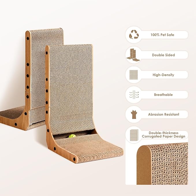 EHEYCIGA Cardboard Cat Scratcher - Image 2